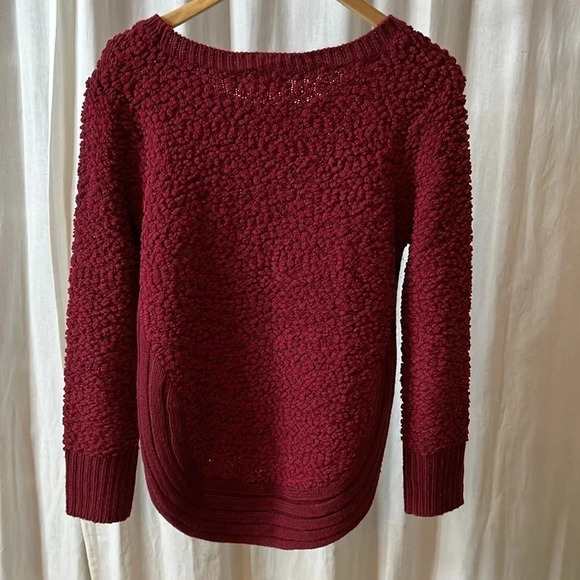 BLUSH Cotton Boucle Knit Sweater, Size S/M - Picture 8 of 10